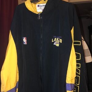 Vintage Champion Lakers Jacket